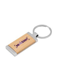 Llavero de bambú "TAG"